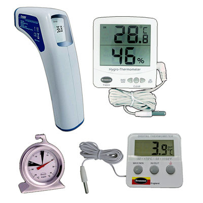 THERMOMETER & TEMPERATURE MEASURING DEVICES